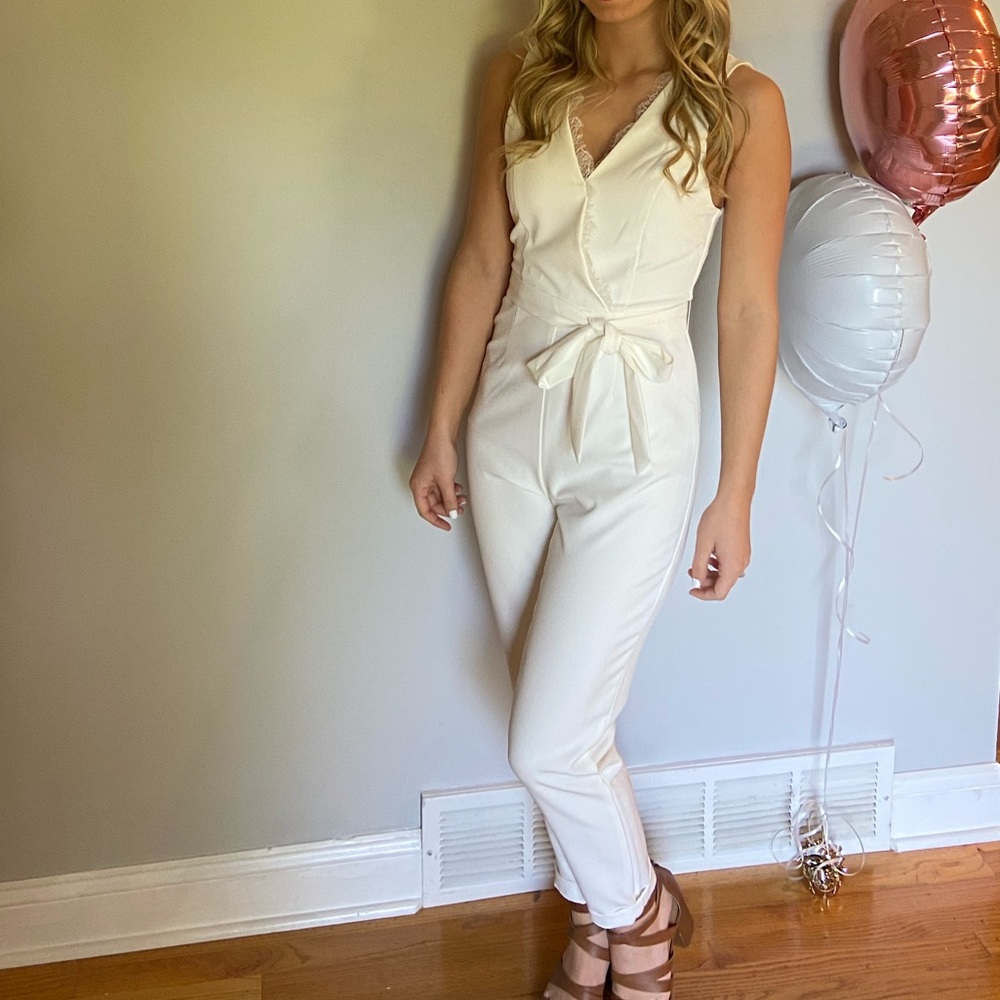 White jumpsuit